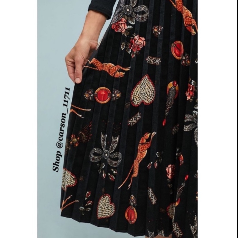 🦄RARE NWT Anthropologie Montparnasse Skirt XSP - Picture 2 of 7